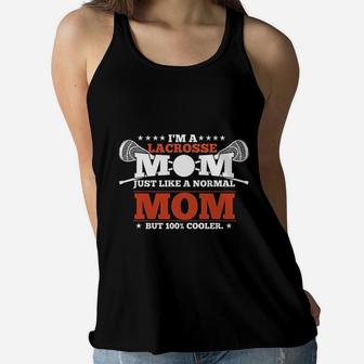 Lacrosse Mom For Women Ladies Flowy Tank - Seseable