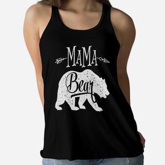 Mama Bear Papa Bear Ladies Flowy Tank - Seseable