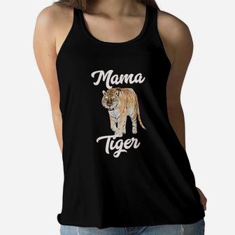 Mama Tiger Ladies Flowy Tank - Seseable
