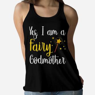 Mom Life Im A Fairy Godmother s Funny Women Gifts Ladies Flowy Tank - Seseable