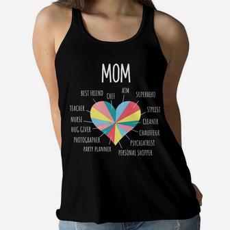 Mom Mothers Gifts From Godchild Son Daughter Ladies Flowy Tank - Seseable