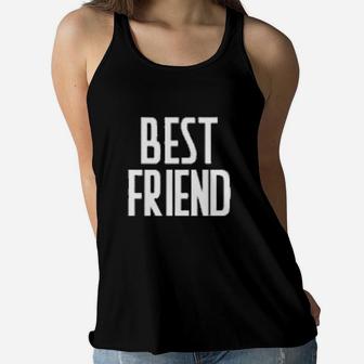 Mommy And Baby Best Friend Ladies Flowy Tank - Seseable