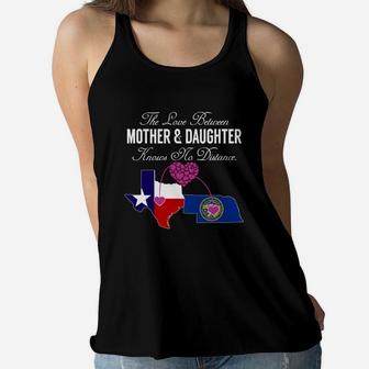 Mother Daughter Texas Nebraska Ladies Flowy Tank - Seseable