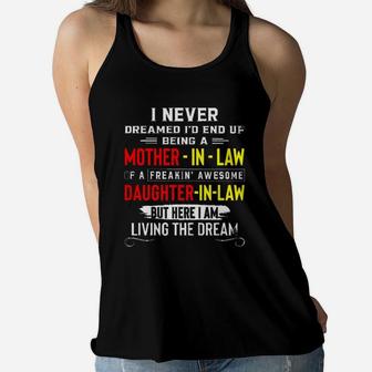 Mother In Law Of Daughter In Law Ladies Flowy Tank - Seseable