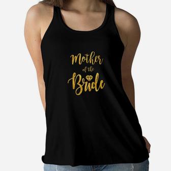 Mother Of The Bride Mom Wedding Bridal Party Gift Ladies Flowy Tank - Seseable