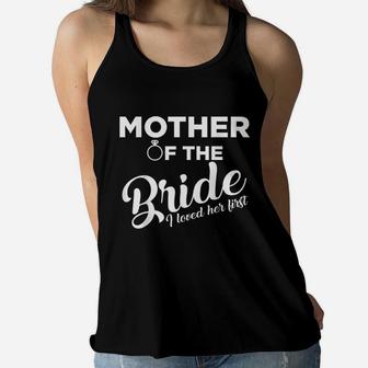 Mother Of The Bride Mothers Day Ladies Flowy Tank - Seseable