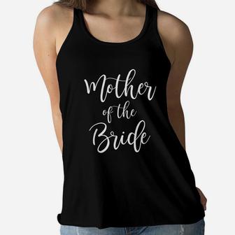 Mother Of The Bride Wedding Mom Ladies Flowy Tank - Seseable