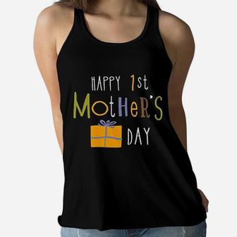 My 1st Mother Day Romper Outfit Happy Mothers Day Ladies Flowy Tank - Seseable