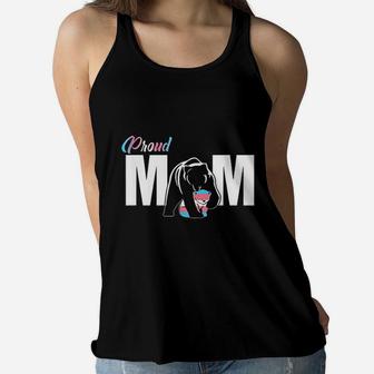 Proud Mom Mothers Day Ladies Flowy Tank - Seseable