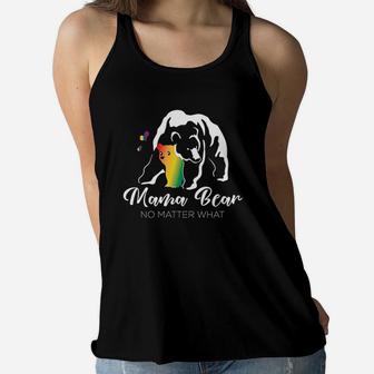 Proud Mom No Matter What Lgbt Ladies Flowy Tank - Seseable