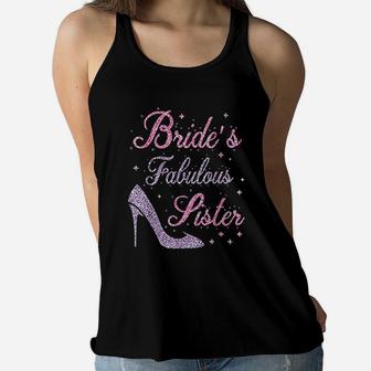 Sister Happy Marry Wedding Mother Day Ladies Flowy Tank - Seseable