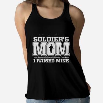 Soldiers Mom Ladies Flowy Tank - Seseable
