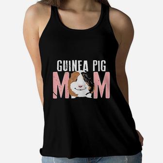 Sweet Guinea Pig Mom Ladies Flowy Tank - Seseable