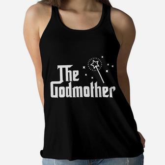 The Godmother Cute birthday Ladies Flowy Tank - Seseable