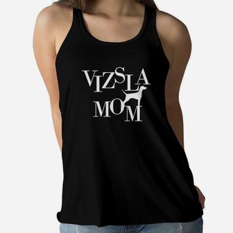 Vizsla Vizsla Mom Shirt Vizsla Dog Mom Shirts Ladies Flowy Tank | Seseable CA