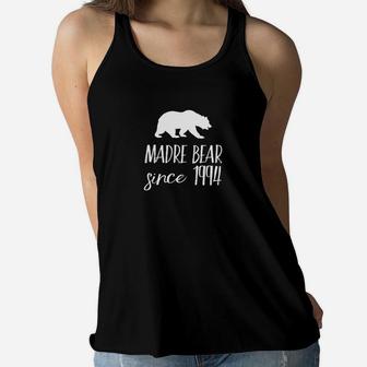Womens Madre Bear 1994 For Women Mothers Day Gifts For Mom Ladies Flowy Tank - Seseable
