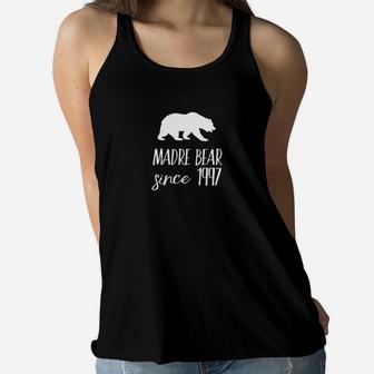Womens Madre Bear 1997 For Women Mothers Day Gifts For Mom Ladies Flowy Tank - Seseable