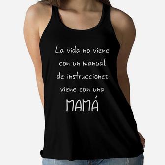 Womens Spanish Saying For Mother Regalo Para Dia De Las Madres Ladies Flowy Tank - Seseable