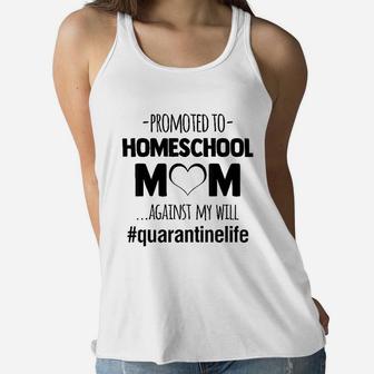 Home School Mom Life Homeschool Ladies Flowy Tank - Seseable