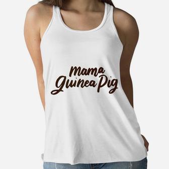 Mama Guinea Pig Mom Guinea Pig Clothes For Girls Ladies Flowy Tank - Seseable