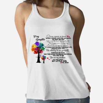 Mom To My Daughter Ladies Flowy Tank - Seseable