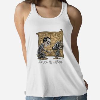 Monster - I Am Not Your Mummy Shirts Ladies Flowy Tank - Seseable