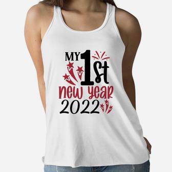 My 1st New Year 2022 First New Years Gift for Boy Girl Women Flowy Tank - Seseable