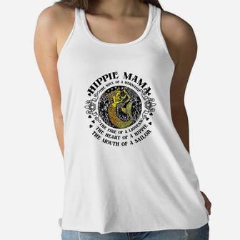 The Mouth Of Sailor - Hippie Mama Ladies Flowy Tank - Seseable