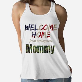 Welcome Home Mommy Ladies Flowy Tank - Seseable