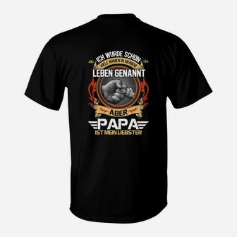 Aber Papa ist mein Liebster Herren T-Shirt, Spruch für Väter - Seseable