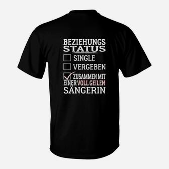 Beziehungsstatus Sängerin T-Shirt - Seseable