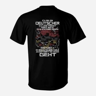 Deutscher November Geboren T-Shirt - Seseable