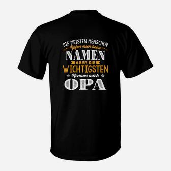 Die Meisten Menschen Rufen Mich Beim Opa T-Shirt - Seseable