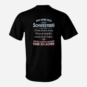 Du Und Ich Sind Schwestern T-Shirt - Seseable