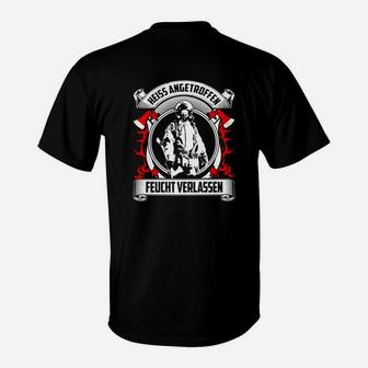 Feuerwehr Heiss Angetroffen T-Shirt - Seseable