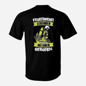 Feuerwehr Legende Oktober T-Shirt - Seseable