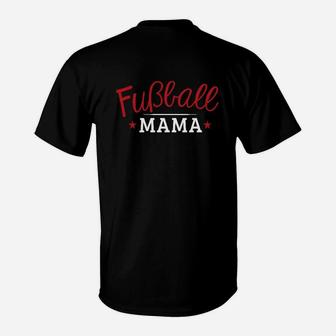 Fußball Mama T-Shirt für Damen, Sportlicher Eltern Look - Seseable