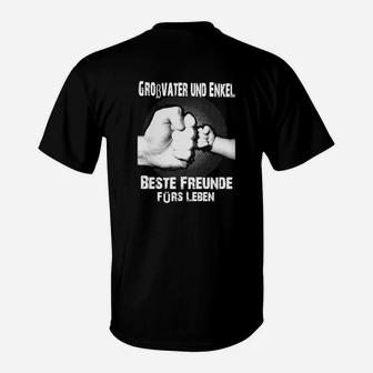 Großvater und Enkel Beste Freunde T-Shirt, Leben Lang Verbunden - Seseable