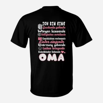 Ich Bin Eine Oma T-Shirt: Wangenküssende, Geschichtenlesende Liebe - Seseable