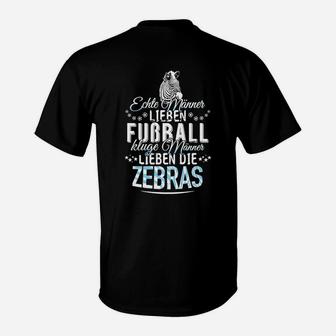 Kluge Männer Lieben Die Zebras T-Shirt - Seseable