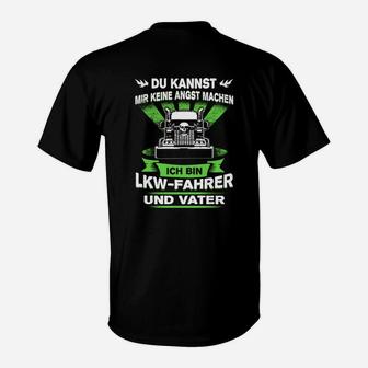 LKW-Fahrer und Vater T-Shirt mit Spruch, Berufsstolz Tee - Seseable