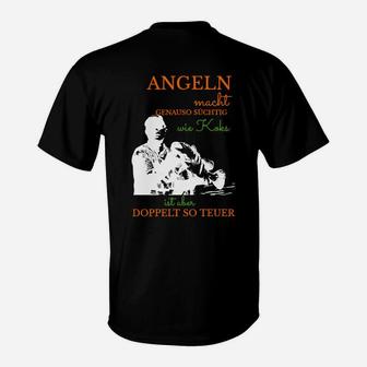 Lustiges Angler-T-Shirt - ANGELN wie Kaffee nur teurer - Seseable