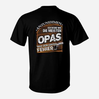 Lustiges Opa T-Shirt mit Fehler Spruch, Geschenkidee - Seseable