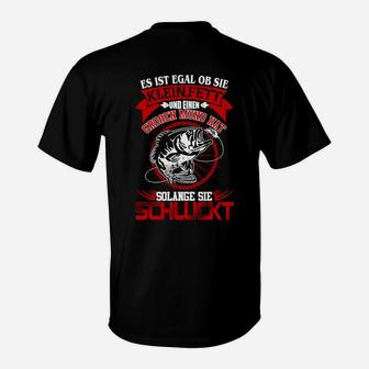 Motivationsspruch und Tiger-Design Schwarzes Herren-T-Shirt - Seseable