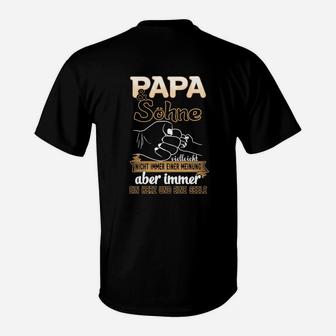 Papa und Sohn Partnerlook T-Shirt Ein Herz und eine Seele - Seseable