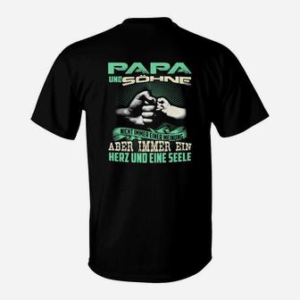 Papa Unschlagbar Herren T-Shirt, Motivations-Slogan mit Boxhandschuhen - Seseable