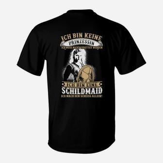 Schildmaid Nicht Prinzessin Gold -r T-Shirt - Seseable