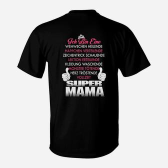 Super Mama T-Shirt mit Spruch, Perfektes Geschenk für Mütter - Seseable