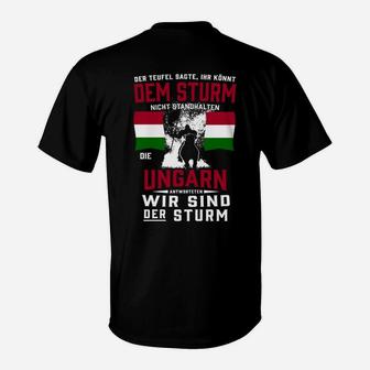 Ungarisches patriotisches T-Shirt, Motiv Wir sind der Sturm - Seseable