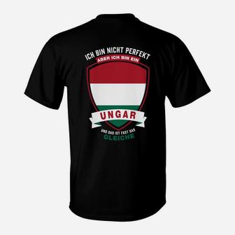 Ungarisches Patriotisches T-Shirt, Nicht Perfekt Aber Ungar Design - Seseable